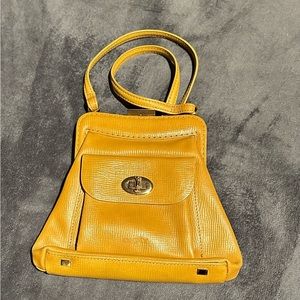 DKNY Mini Clasp Purse Crossbody Genuine Leather